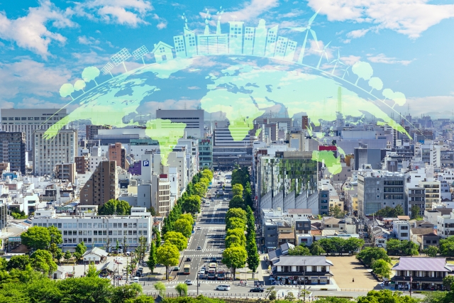 サスティナブルな都市のイメージ